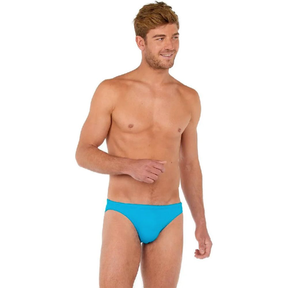 Мужские плавки слипы бирюзовые HOM Sea Life 40-2533-00PF