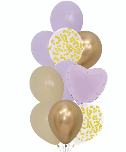 Букет шаров "Фиолетовая нежность"