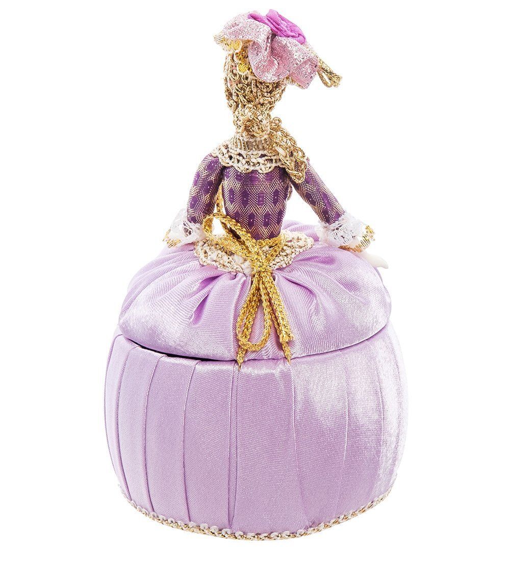 Народные промыслы RK-732/ 8 Кукла-шкатулка «Дама в вечернем платье»