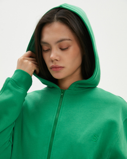 Худи boyfriend на молнии