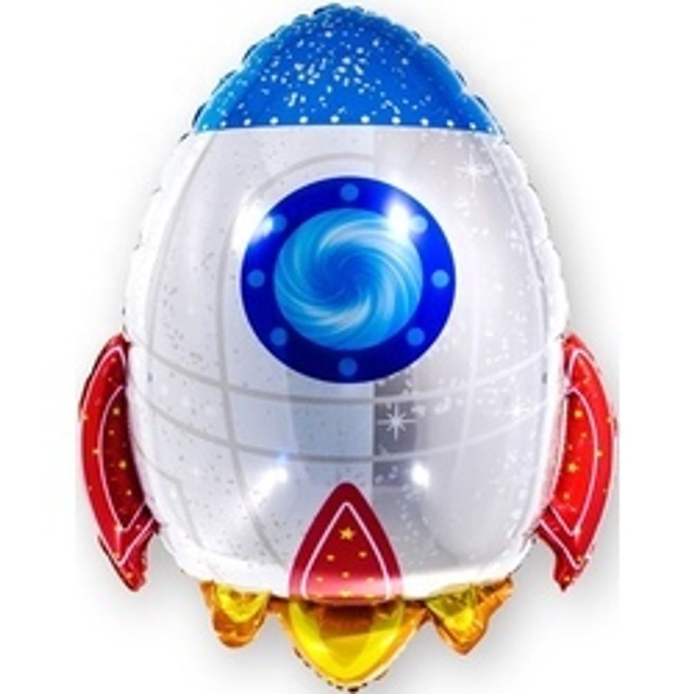Шар (29"/74 см) Фигура, Ракета 1 шт.