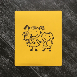 Трафарет №17 Детский сад