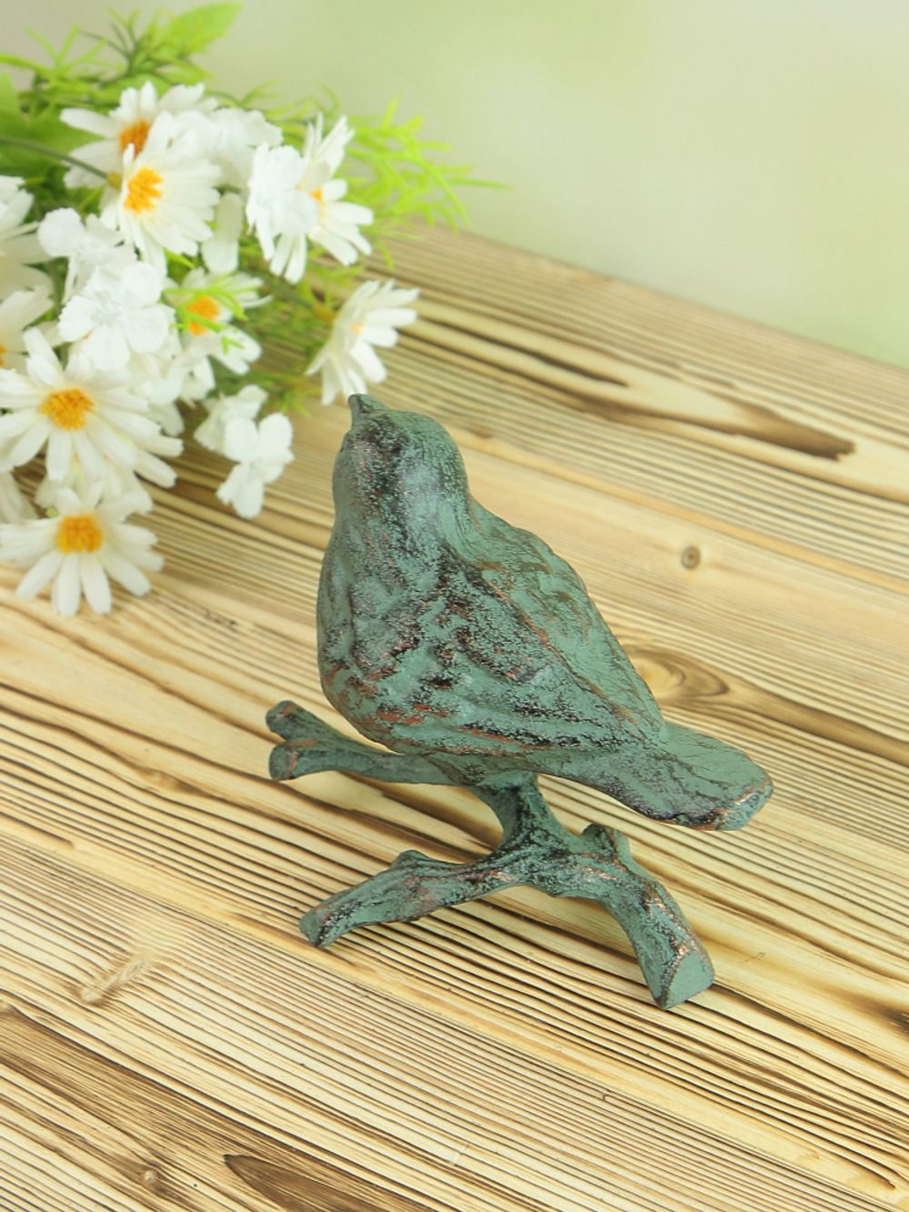 Iron Garden Фигура декоративная "Птичка поющая на ветке"