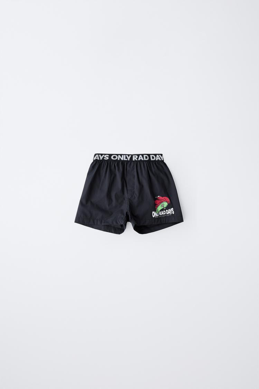 ZARA НАБОР ИЗ ДВУХ ПОПЛИНОВЫХ ТРУСОВ-БОКСЕРОВ SKATE, РАЗНОЦВЕТНЫЙ