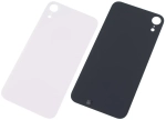Задняя крышка для iPhone Xr (A2105) Белый (стекло, широкий вырез под камеру, логотип)