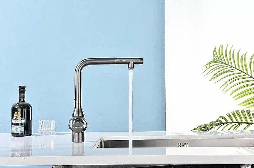 Смеситель для кухни Paulmark Urban Ur213104-BS брашированная сталь