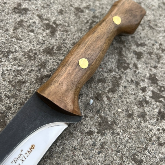 Нож кизлярский охотничий Бык Ковка Х12мф