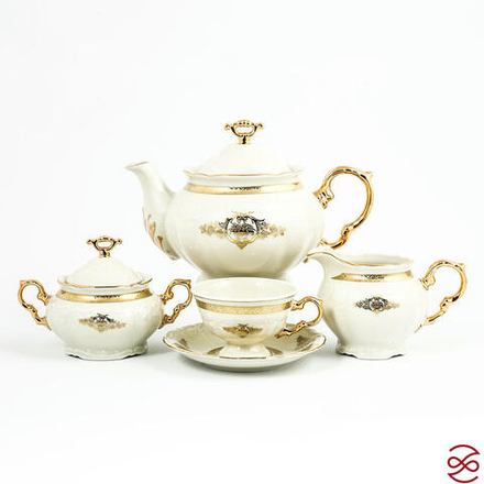 Чайный сервиз Thun Мария Луиза Ivory 6 персон 17 предметов