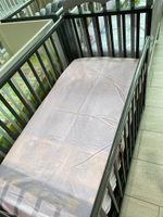 Простынь универсальная на резинке поплин (розовый цвет)