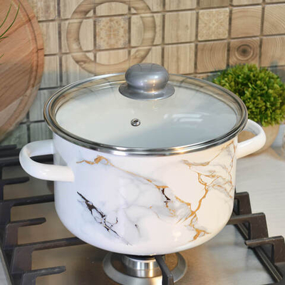 Кастрюля 4л "Marble" тм Appetite
