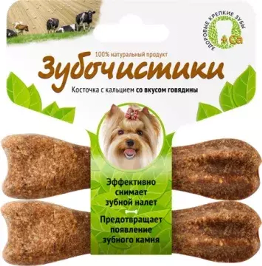 Лакомство Деревенские соб зубочистки 2*18гр 73303778 говядина¶