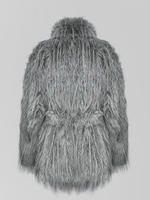 Полушубок Ivy Angel 2970 со скрытыми пуговицами и поясом в комплекте