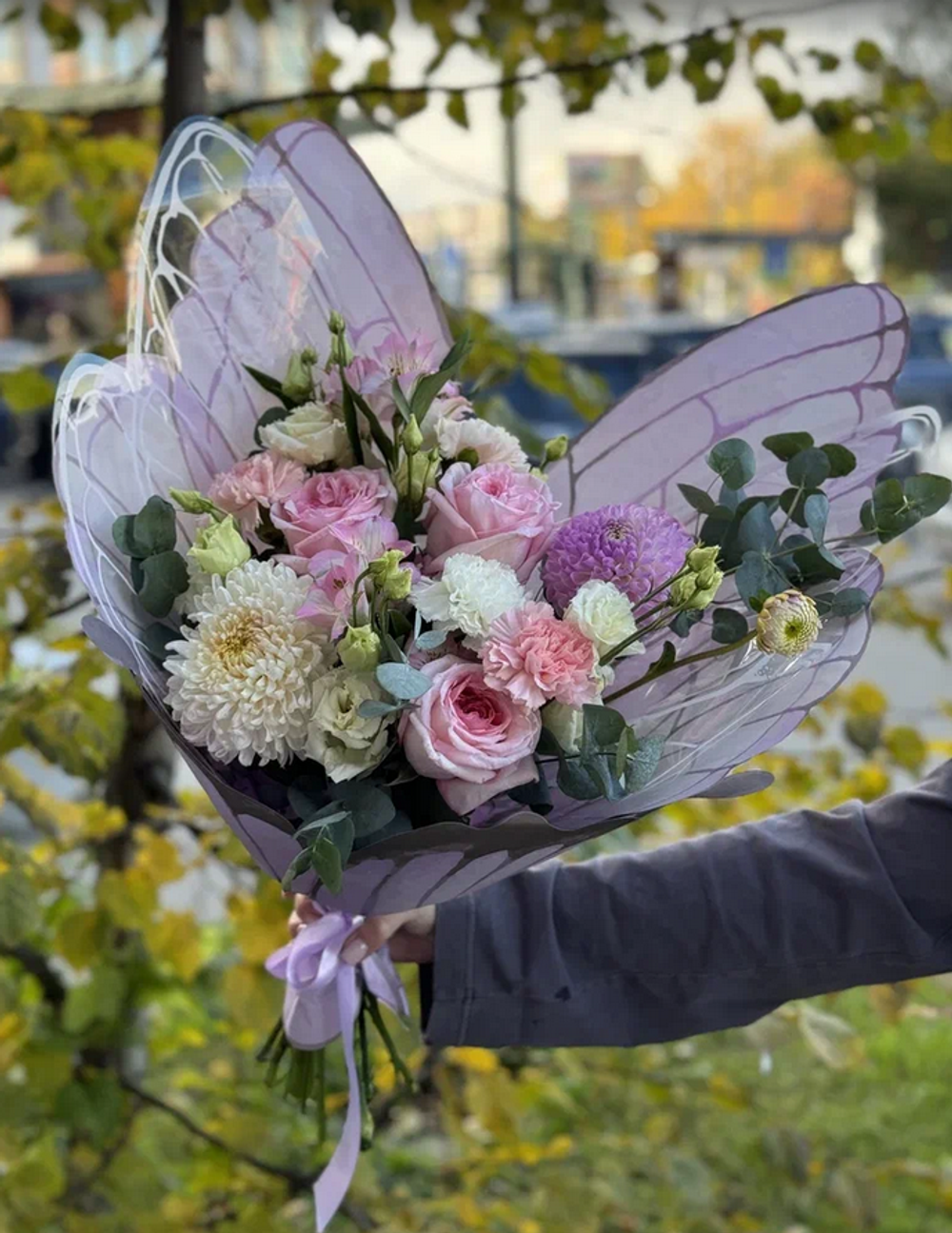 Букет цветов Бабочка №5