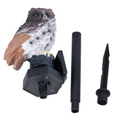 USL-S-829-PM290 BROWN OWL Садовый светильник на солнечной батарее Филин. 1 светодиод. Теплый белый свет. 1xАA Ni-Mh аккумулятор в-к. IP44. TM Uniel