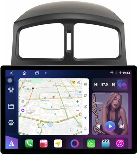 Магнитола для Hyundai Santa Fe 1 2000-2013 - FarCar BX877 монитор 13" 2K QLED на Android 13, TS10, 6+128, CarPlay, 4G SIM-слот
