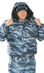 Куртка утеплённая "Норд" Оксфорд серый камыш