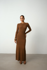 Платье ZELMA, ореховый