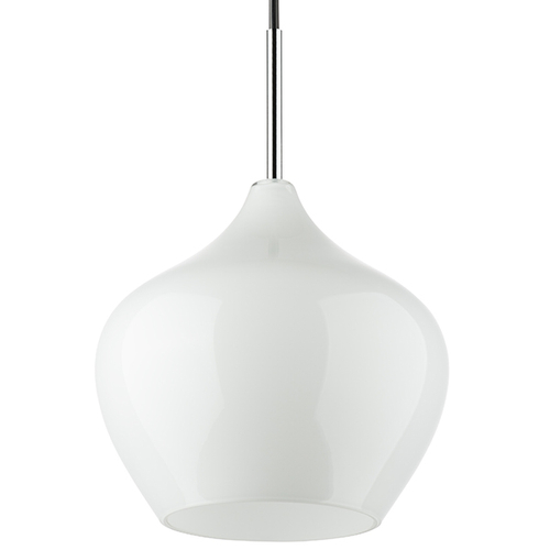 803040 Подвес PENTOLA 1х40W E14 ХРОМ/БЕЛЫЙ