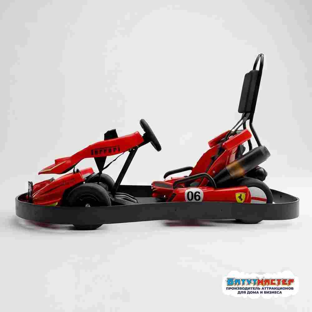 Бамперная электромашинка «Красный Карт» для автодрома, для ТРЦ и парков