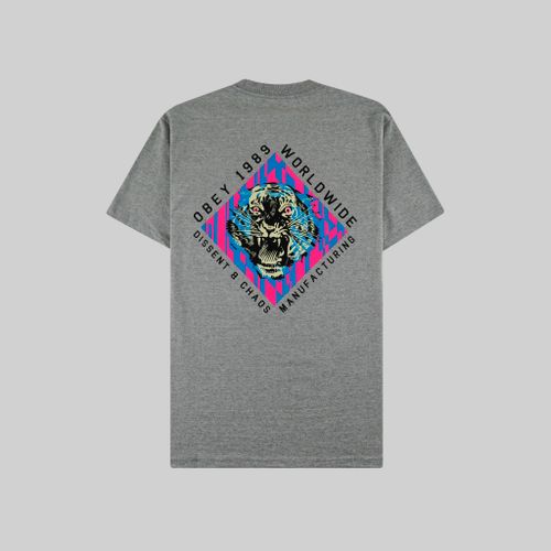 Футболка мужская Obey Dissent & Chaos Tiger артикул:165262584 - купить в магазине Дайс
