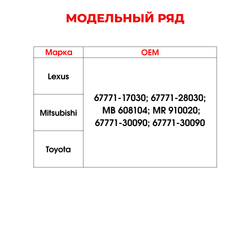Клипсы крепления обшивки дверей K-309 (10 шт.)
