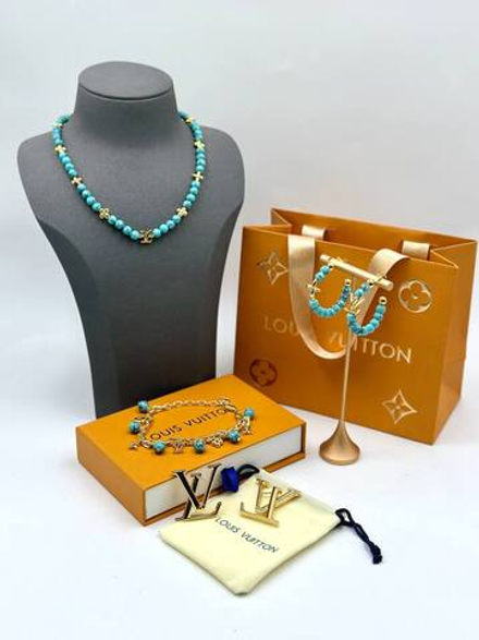 Серьги Louis Vuitton круглые