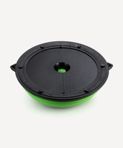 Полусфера "BOSU" GB-501 с эспандерами, с насосом, зеленый