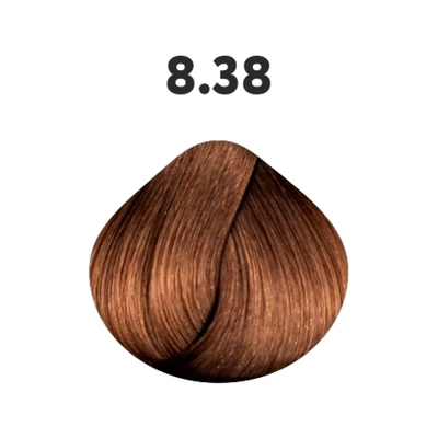 8.38 крем-краска KAARAL AAA Color Collection светлый золотисто-бежевый блондин - 100 мл.