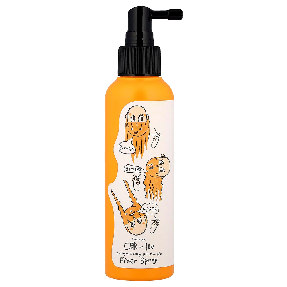 Elizavecca, Cer-100 Collagen Coating Hair A + Muscle Fixer Spray, 150 мл (5,07 жидк. Унции)