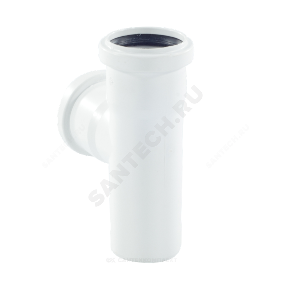 Тройник PP-H бесшумный белый RAUPIANO PLUS Дн 40х40х45гр б/нап в/к Rehau 11231041002