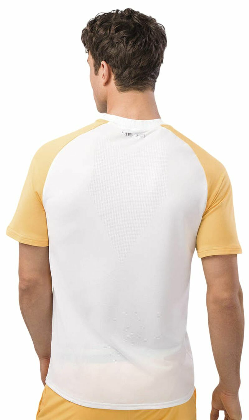 Мужская теннисная футболка Head Performance MC New York T-Shirt - white/banana