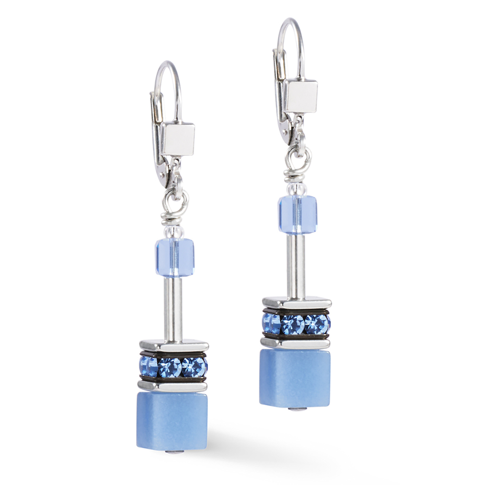 Серьги Coeur de Lion Blue-Silver 4020/20-0717