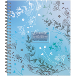 НОВИНКА! Тетрадь общая 48 листов на металлическом гребне "Нежные паттерны"