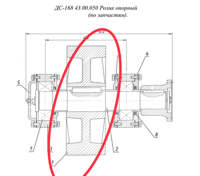 ДС-168 43.00.051 Ролик