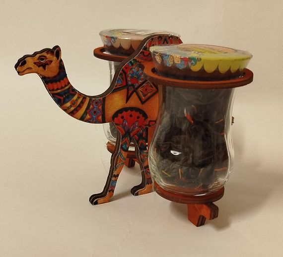 Armudu Azerbaijan tea İkili dəst stəkan-dəvə