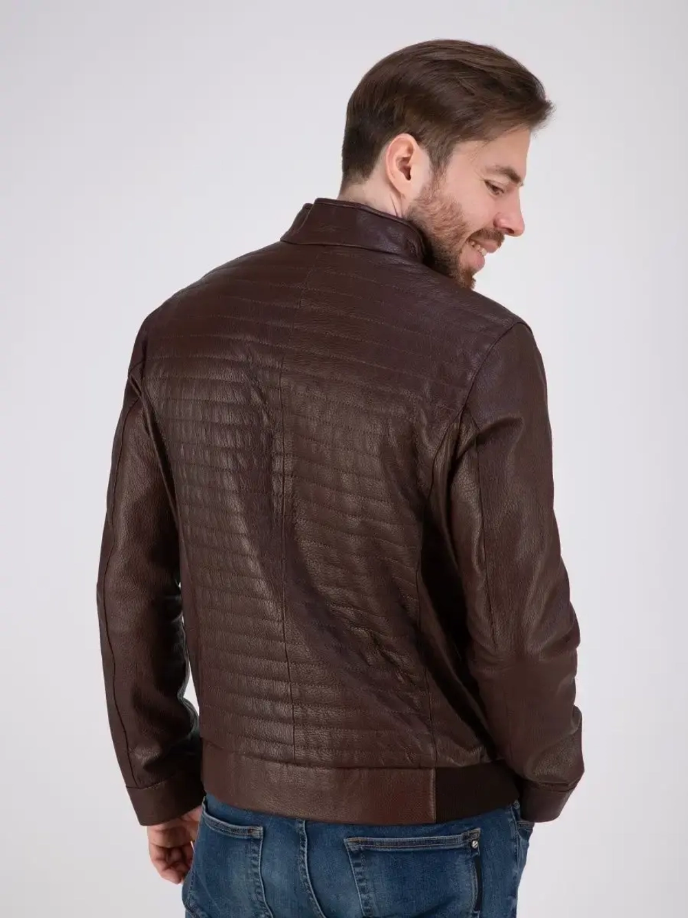 Куртка весна кожаная из натуральной кожи