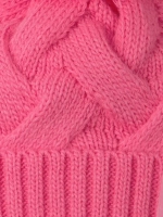 Шапка для девочки на завязках на осень