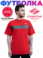 Футболка Cyber-T FCSM красная БЕЗ LED экрана