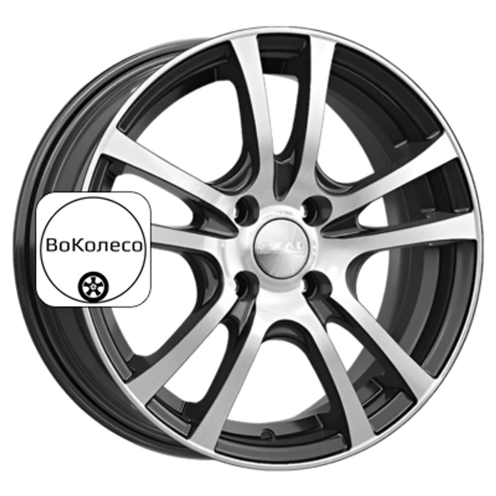 6x15/5x100 ET38 D57,1 Дели (КЛ300) Алмаз СКАД