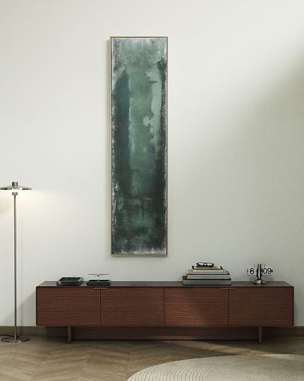 Тумба под ТВ Norlen с 4 дверцами из шпона ореха 200 x 46 см цвет орех