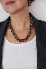 HMG 1131 Коралл Колье Византия арт.2350