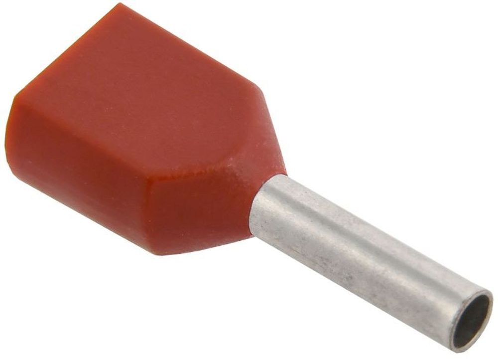 Наконечник НШВИ(2) 0.75-8 темн. красн. (уп.20шт) IEK UTE10-4-D75-100