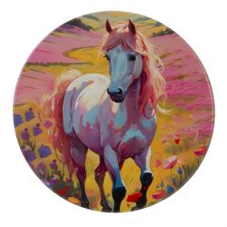 GAEM Декоративная подставка под горячее "Лошадь", D 10 см, L10 W10 H0,5 см, 4в.