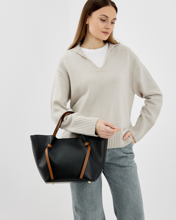 Сумка 525 03 черный/рыжий