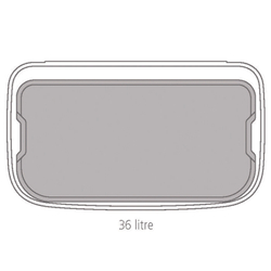 Мусорный бак Bo Pedal Bin 36л Brabantia Платиновый