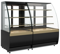 Витрина кондитерская Полюс K70 VM 1,3-1 LIGHT (версия 2.0) (9005-0109)