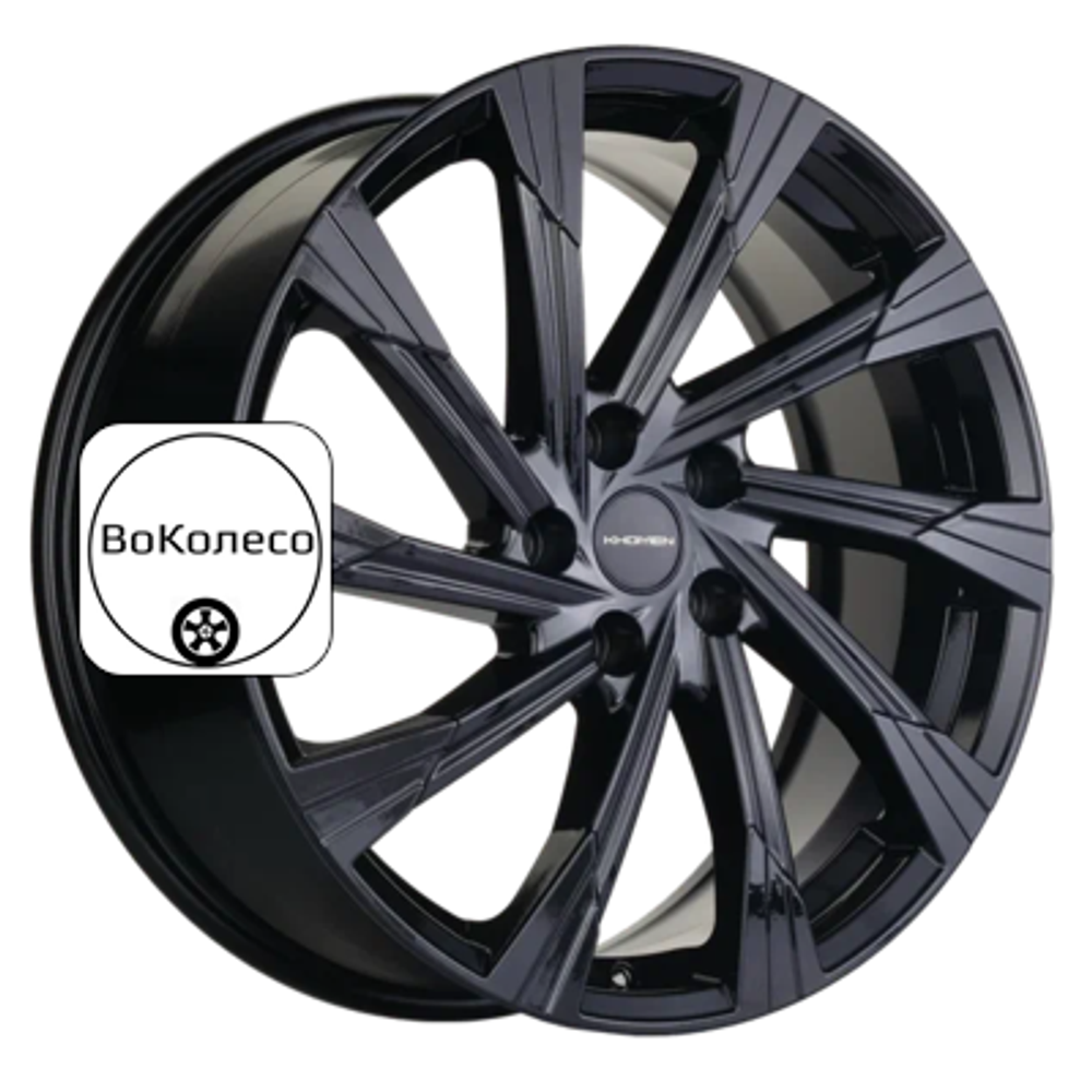 7,5x19/5x114,3 ET45 D67,1 KHW1901 (ix35) Black Khomen Wheels