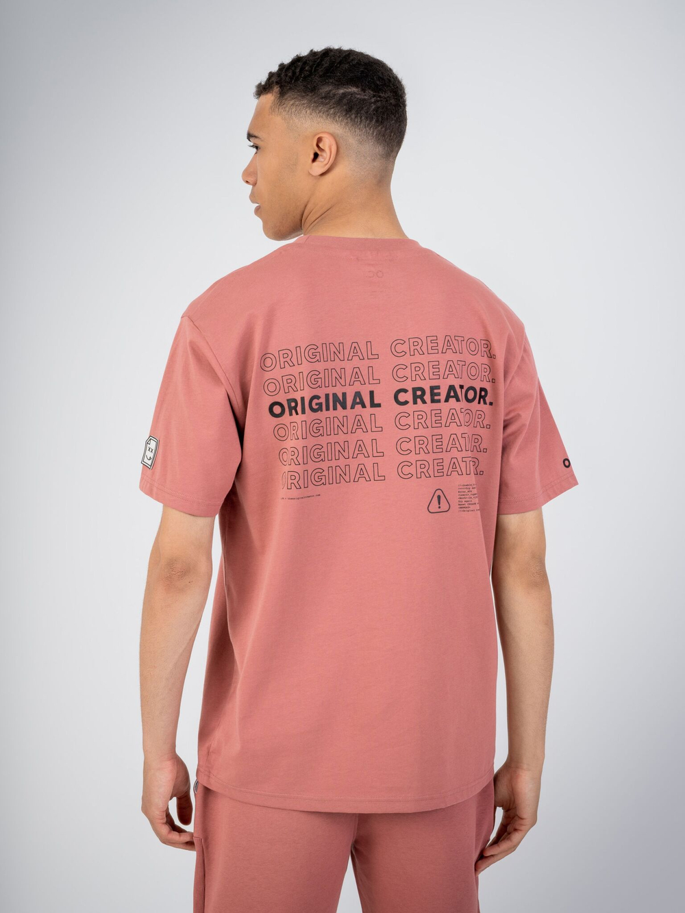 Футболка мужская ORIGINAL CREATOR LOADING GLITCH T-SHIRT, Розовый