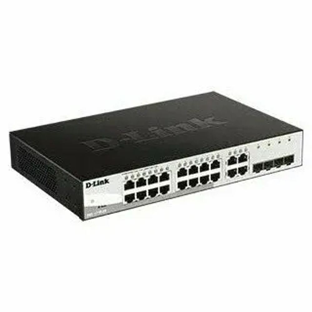 Сетевое оборудование D-Link DGS-1210-20 FL2A Управляемый L2 коммутатор с 16 портами 10 100 1000Base-T и 4 комбо-портами 100 1000Base-T SFP