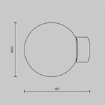 Настенный светильник (бра) Maytoni MOD321WL-01G1